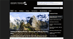 Desktop Screenshot of escapetraveler.com